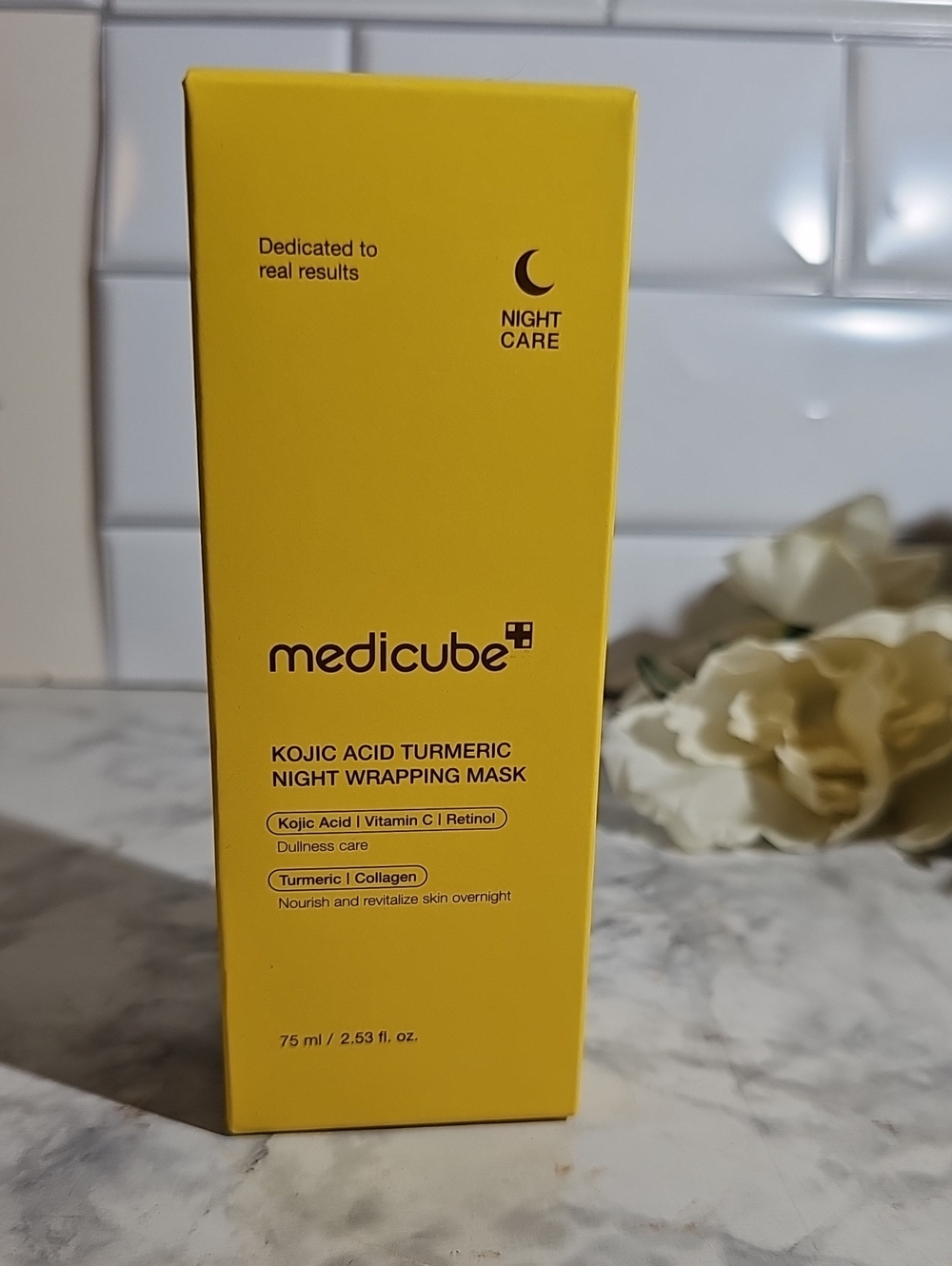 Kojic Acid Turmeric Night Wrapping Mask - Yellow
